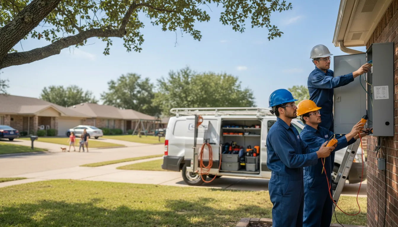 Certified electrician providing emergency electrical services in Houston, MS